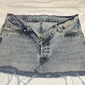 Revice Los Angeles Faded Blue Denim Skirt